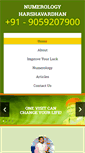 Mobile Screenshot of numerologyharshavardhan.com